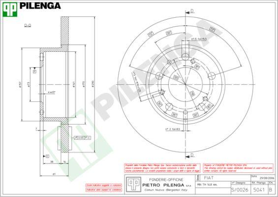 Pilenga 5041 - Kočioni disk www.molydon.hr