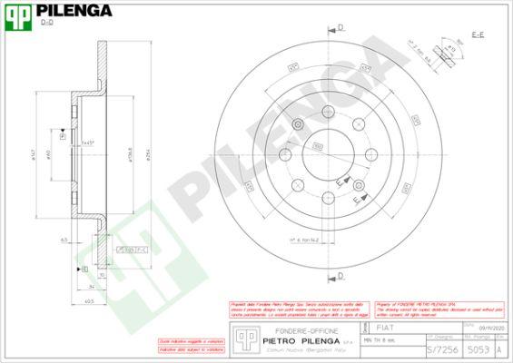 Pilenga 5053 - Kočioni disk www.molydon.hr