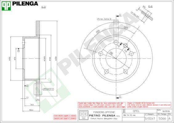 Pilenga 5066 - Kočioni disk www.molydon.hr