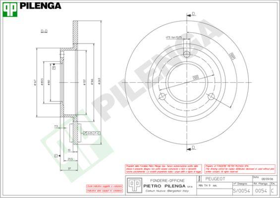 Pilenga 5089 - Kočioni disk www.molydon.hr