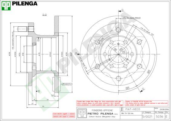 Pilenga 5036 - Kočioni disk www.molydon.hr