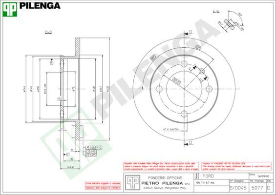 Pilenga 5077 - Kočioni disk www.molydon.hr