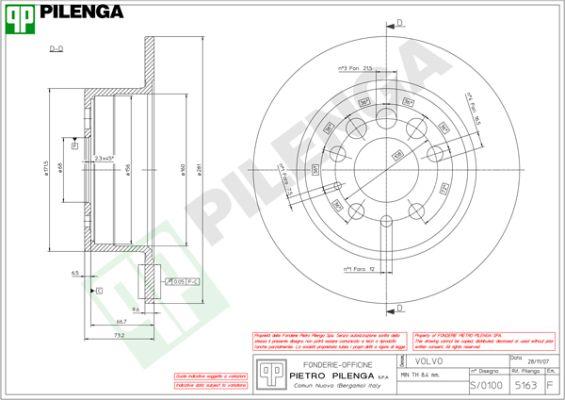 Pilenga 5163 - Kočioni disk www.molydon.hr