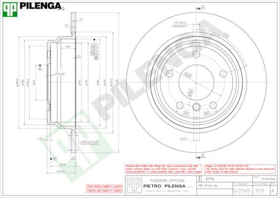 Pilenga 5111 - Kočioni disk www.molydon.hr