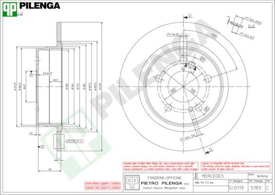 Pilenga 5189 - Kočioni disk www.molydon.hr