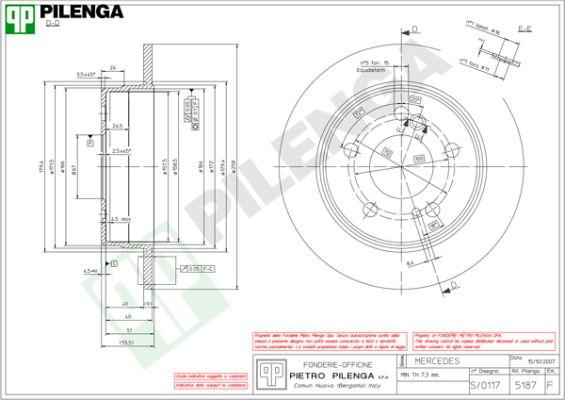 Pilenga 5187 - Kočioni disk www.molydon.hr