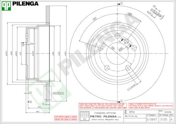 Pilenga 5135 - Kočioni disk www.molydon.hr