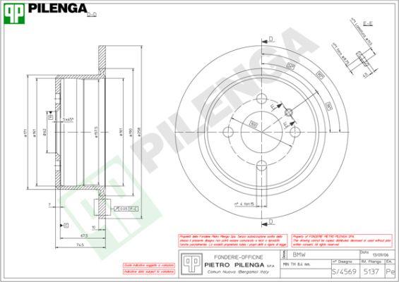 Pilenga 5137 - Kočioni disk www.molydon.hr