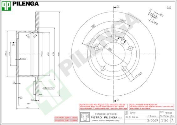 Pilenga 5120 - Kočioni disk www.molydon.hr