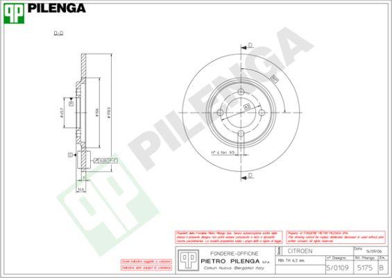 Pilenga 5175 - Kočioni disk www.molydon.hr