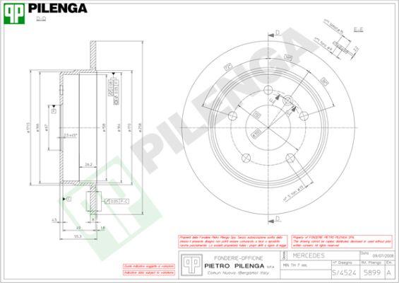 Pilenga 5899 - Kočioni disk www.molydon.hr