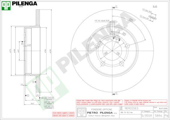 Pilenga 5894 - Kočioni disk www.molydon.hr