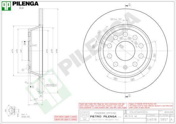 Pilenga 5857 - Kočioni disk www.molydon.hr