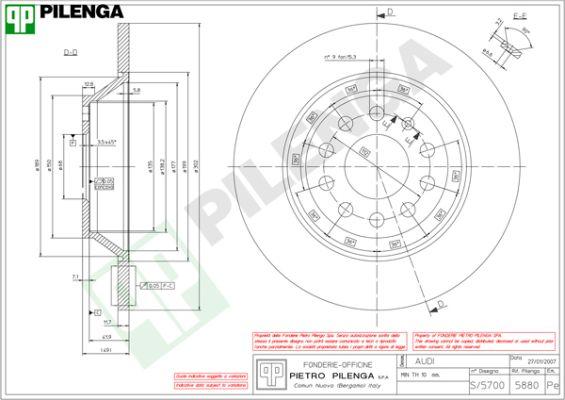 Pilenga 5880 - Kočioni disk www.molydon.hr