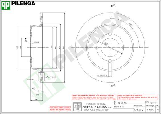 Pilenga 5395 - Kočioni disk www.molydon.hr