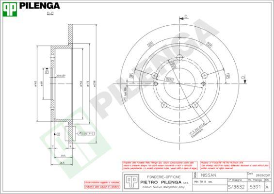 Pilenga 5391 - Kočioni disk www.molydon.hr