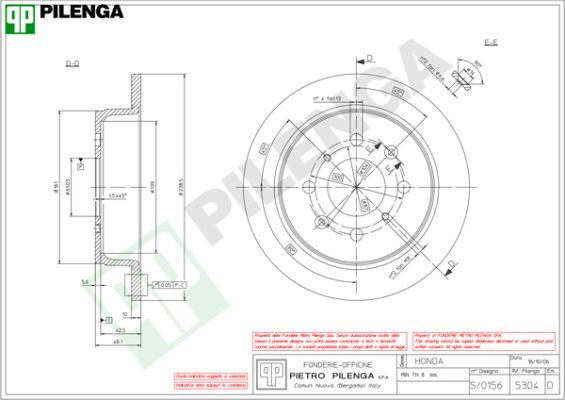 Pilenga 5304 - Kočioni disk www.molydon.hr