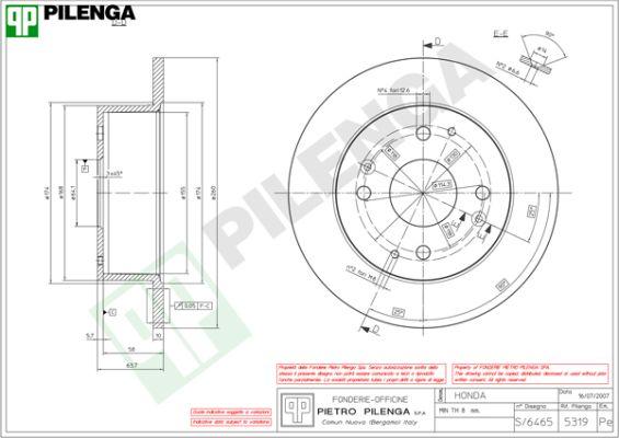 Pilenga 5319 - Kočioni disk www.molydon.hr