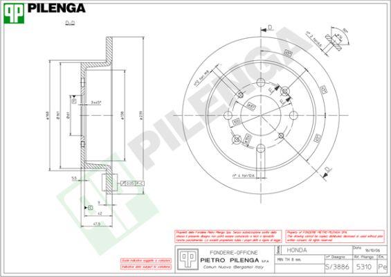 Pilenga 5310 - Kočioni disk www.molydon.hr