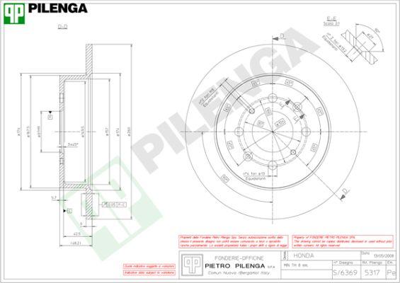 Pilenga 5317 - Kočioni disk www.molydon.hr