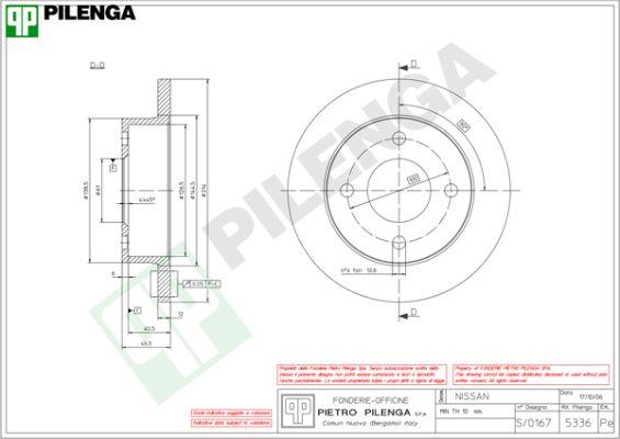 Pilenga 5336 - Kočioni disk www.molydon.hr