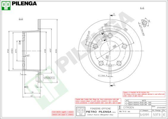 Pilenga 5373 - Kočioni disk www.molydon.hr