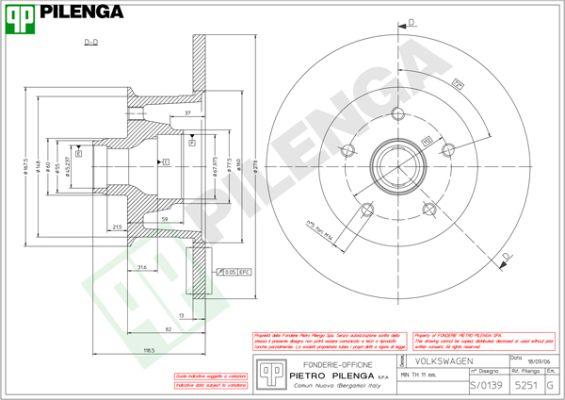 Pilenga 5251 - Kočioni disk www.molydon.hr