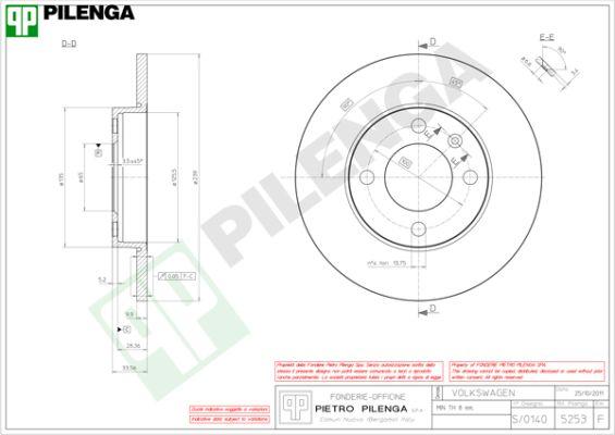 Pilenga 5253 - Kočioni disk www.molydon.hr