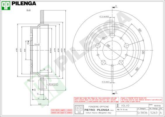 Pilenga 5263 - Kočioni disk www.molydon.hr