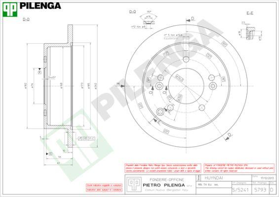 Pilenga 5793 - Kočioni disk www.molydon.hr