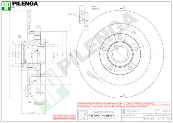 Pilenga 5719 - Kočioni disk www.molydon.hr