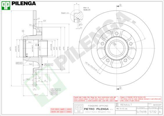 Pilenga 5732 - Kočioni disk www.molydon.hr