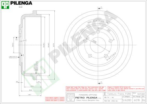 Pilenga 6018 - Bubanj kočnica www.molydon.hr