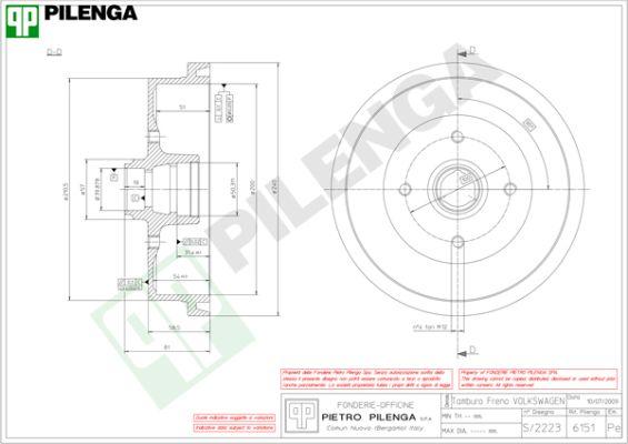 Pilenga 6151 - Bubanj kočnica www.molydon.hr