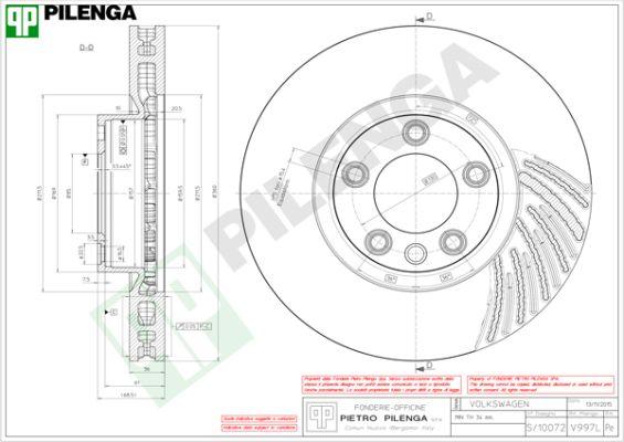 Pilenga V997L - Kočioni disk www.molydon.hr