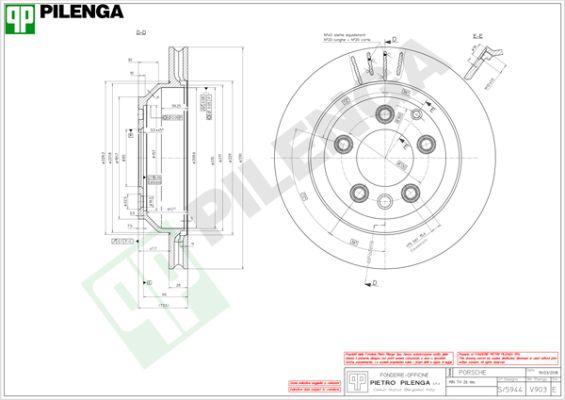 Pilenga V903 - Kočioni disk www.molydon.hr