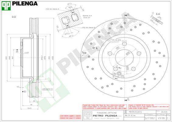 Pilenga V938 - Kočioni disk www.molydon.hr