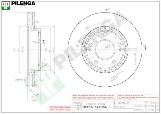 Pilenga V976 - Kočioni disk www.molydon.hr