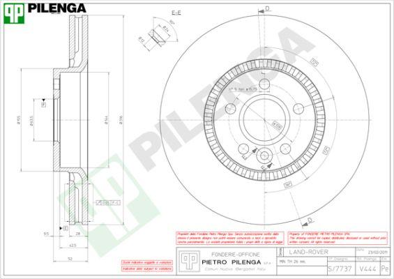 Pilenga V444 - Kočioni disk www.molydon.hr