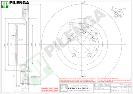 Pilenga V442 - Kočioni disk www.molydon.hr