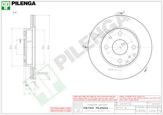 Pilenga V456 - Kočioni disk www.molydon.hr