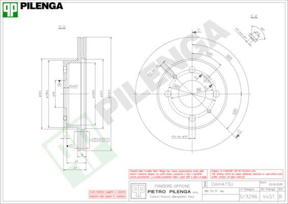 Pilenga V451 - Kočioni disk www.molydon.hr