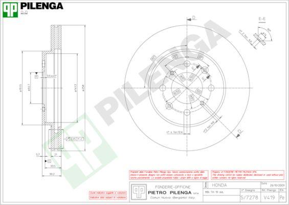 Pilenga V419 - Kočioni disk www.molydon.hr