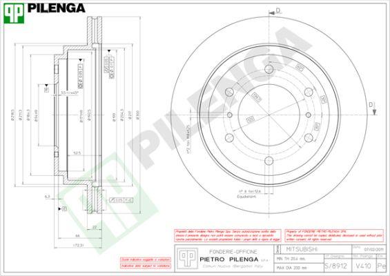 Pilenga V410 - Kočioni disk www.molydon.hr