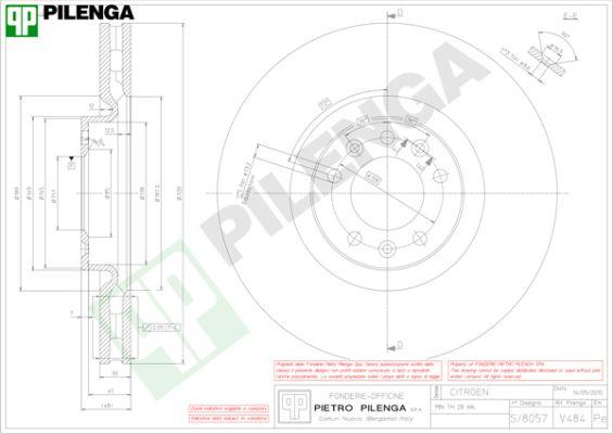 Pilenga V484 - Kočioni disk www.molydon.hr