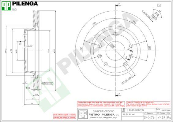 Pilenga V439 - Kočioni disk www.molydon.hr