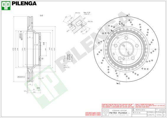 Pilenga V594 - Kočioni disk www.molydon.hr