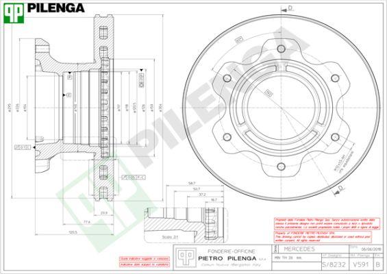 Pilenga V591 - Kočioni disk www.molydon.hr