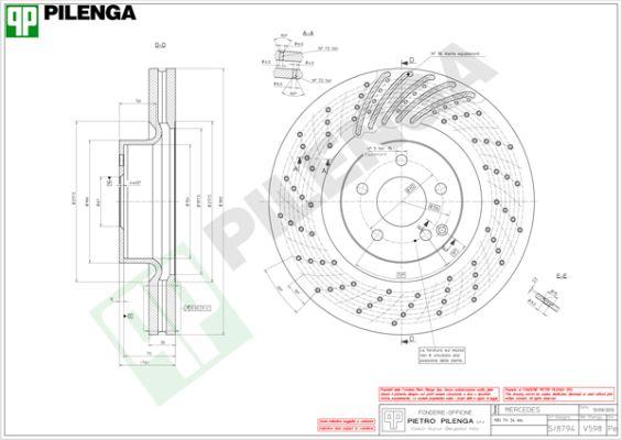 Pilenga V598 - Kočioni disk www.molydon.hr