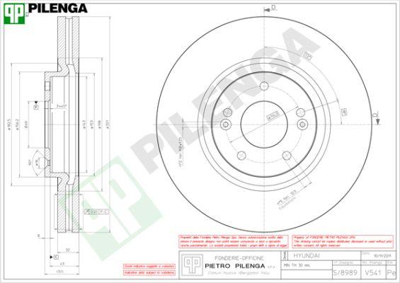 Pilenga V541 - Kočioni disk www.molydon.hr